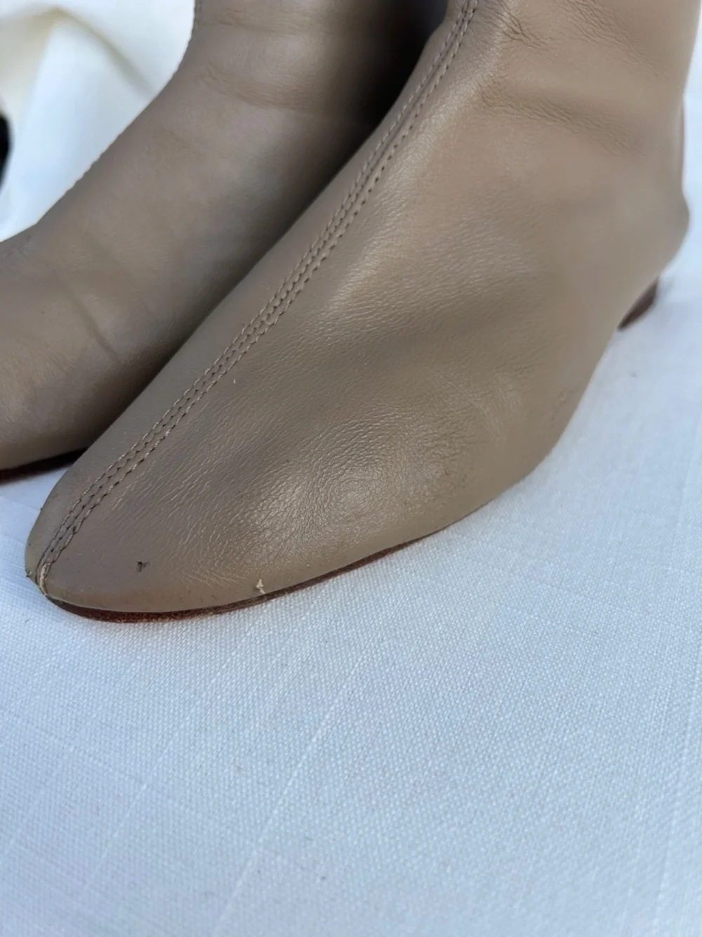 Martiniano Women's Leone in Champignon-Taupe Ankle Booties
